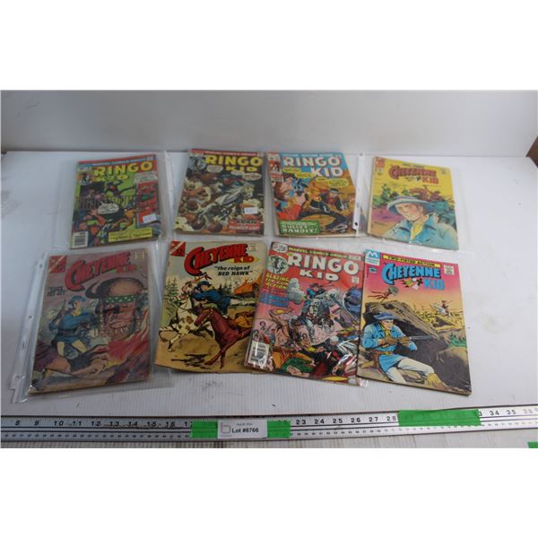 (8) Comics - Cheyenne Kid and Ringo Kid