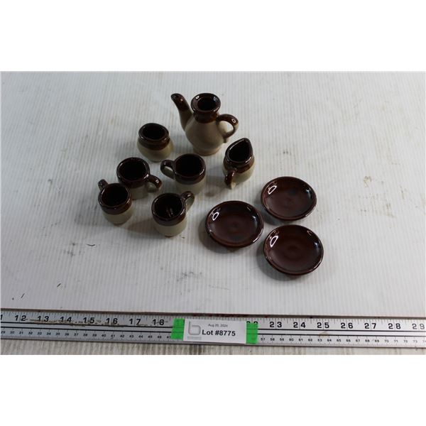 (10) pc Miniature Decorative Tea Set