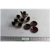 Image 1 : (10) pc Miniature Decorative Tea Set