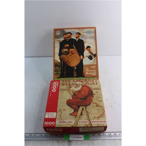 The Norman Rockwell and Springbok 1000pc Puzzles