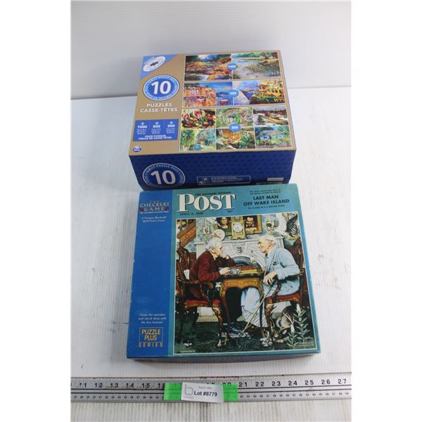 Last Man of Wake Island and 10 Family Puzzle Pack Puzzles