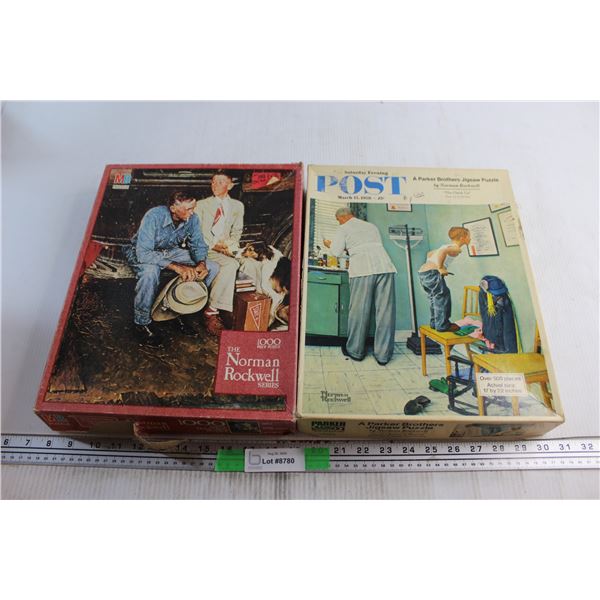 The Norman Rockwell and Parker Brothers Jigsaw Puzzles