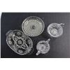 Image 3 : (4) Cut Glass Sugar Bowl, Divided Dish and (2) Candy Dishes