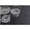Image 5 : (4) Cut Glass Sugar Bowl, Divided Dish and (2) Candy Dishes