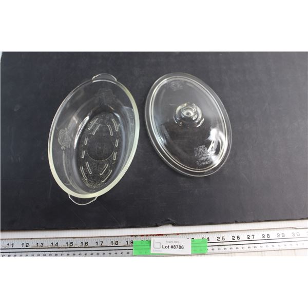 Glassbake Covered Casserole Dish