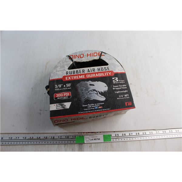 Dino Hide Rubber Air Hose Extreme Durability 50'