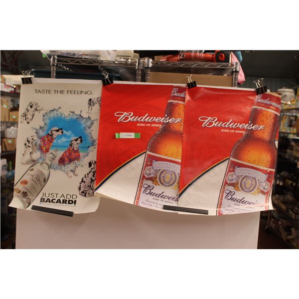 (2) Beer and Vodka Posters 24'' x 18''