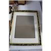 Image 6 : (10 Assorted Picture Frames, (2) Cat Art Pictures Framed - 14" x 11"