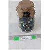 Image 1 : Jar of Assorted Marbles