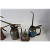 Image 3 : (4) Vintage Oil Cans, Oil Can Part
