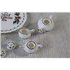 Image 3 : Miniature Tea Set - Teapot, Cream, Sugar, Cups, Plates, Bigger Tray