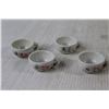 Image 2 : Miniature Tea Set - Teapot, Cream, Sugar, Cups, Plates, Bigger Tray