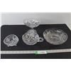 Image 1 : (4) Cut Glass Crystal Candy Dishes