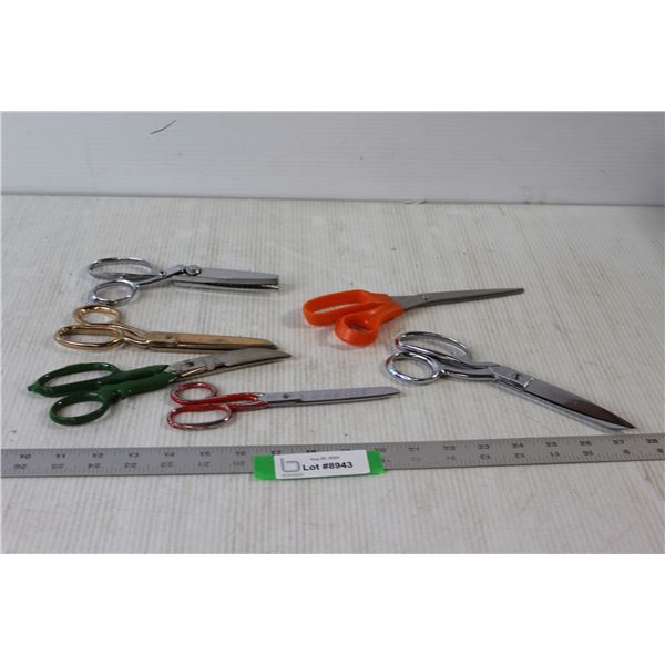 (6) Pairs of Scissors