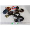 Image 1 : (8) Assorted Belts, (2) Lanyards, Belt Buckle