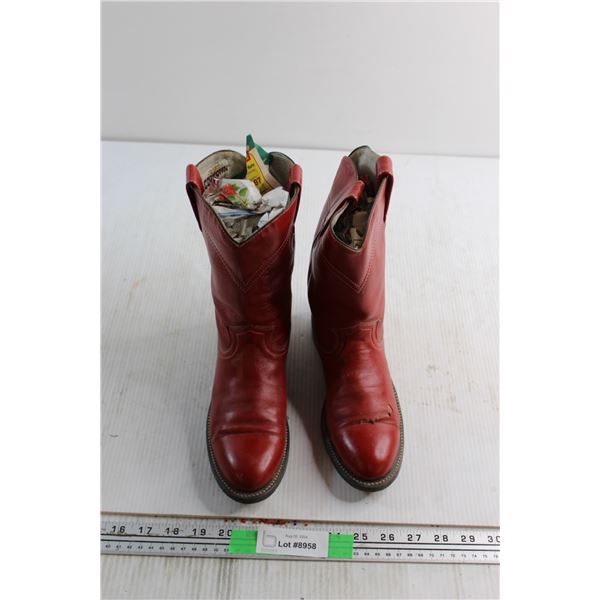 Cowtown Cowboy Boots - Size 5 1/2 - Some Damage