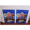 Image 1 : (2) Breyers Ice Cream Chloroplast Signs - 23 1/2" x 32"