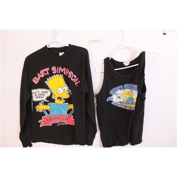 *(2) Simpsons Shirts