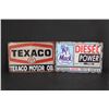 Image 1 : (2) Tin Signs - Texaco and Mack - 12 x 8