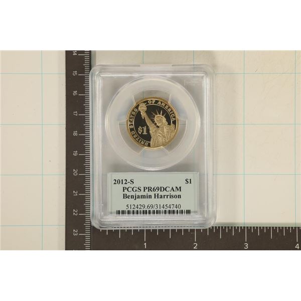 2012-S PRESIDENTIAL DOLLAR PCGS PR69 DCAM