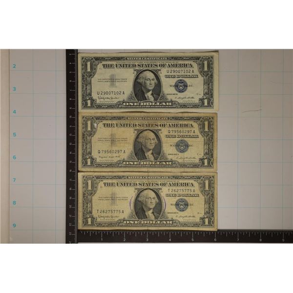 1957-A & 2-1957-B US $1 SILVER CERTS: ONE OF THE