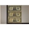 Image 1 : 1957-A & 2-1957-B US $1 SILVER CERTS: ONE OF THE