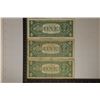 Image 2 : 1957-A & 2-1957-B US $1 SILVER CERTS: ONE OF THE