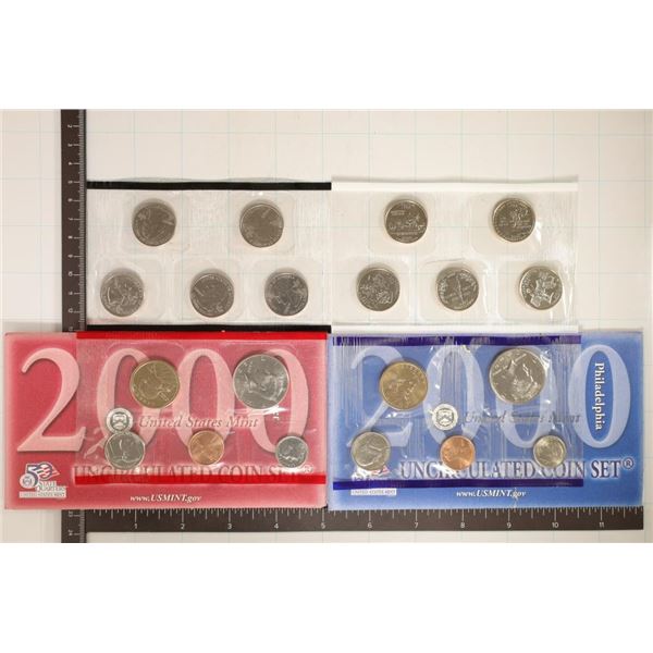 2000 US MINT SET (UNC) P/D (WITH ENVELOPE)