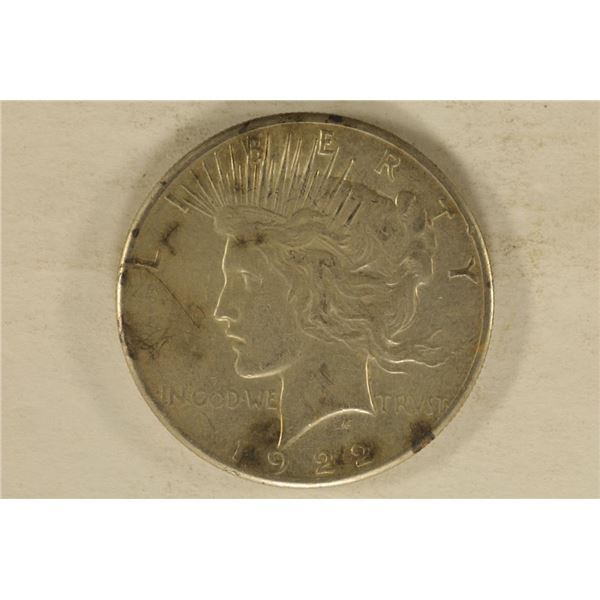 1922-S PEACE SILVER DOLLAR