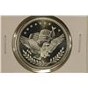 Image 1 : 1 TROY OZ .999 FINE SILVER PROOF ROUND, SILVER