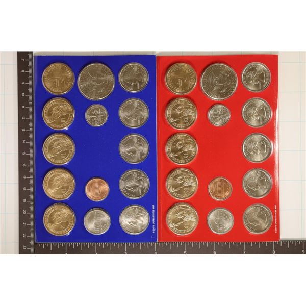 2008 US MINT SET (UNC) P/D IN PLASTIC CARDS