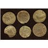 Image 1 : 6 SILVER DIME SIZED OTTOMAN EMPIRE PARA COINS: