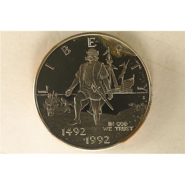1992-S US PROOF HALF DOLLAR "COLUMBUS