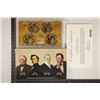 Image 2 : 2010 PRESIDENTIAL DOLLAR 4 COIN PF SET WITH BOX &