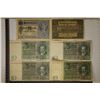 Image 1 : 6-GERMAN MARK BILLS: 1917 FIVE MARK CRISP AU, 1920