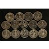 Image 2 : 14 PROOF WASHINGTON QUARTERS: 2-1971-S, 6-1973-S,