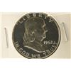 Image 1 : 1962 SILVER FRANKLIN HALF DOLLAR. PROOF