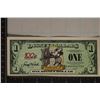 Image 1 : 2002 1 DISNEY DOLLAR CRISP UNC BILL STEAMBOAT