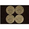 Image 2 : 1907, 1910, 1911 & 1912-D SILVER BARBER DIMES
