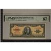 Image 1 : 1950 CUBA 50 PESOS PMG 67 SUPERB GEM UNC