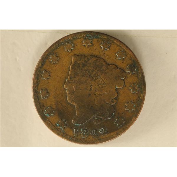 1822 US LARGE CENT