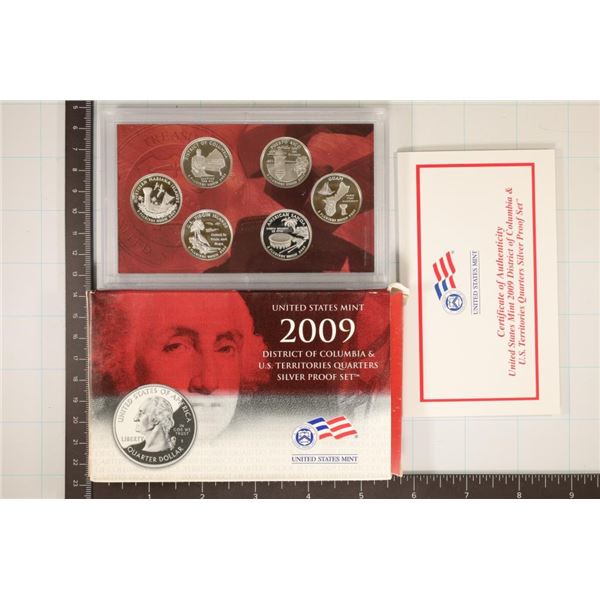 2009 DISTRICT OF COLUMBIA & US TERRITORIES SILVER