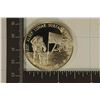 Image 1 : .80 TROY OZ. PF STERLING SILVER AMERICA IN SPACE