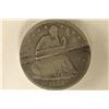 Image 1 : 1877-S SILVER SEATED LIBERTY HALF DOLLAR. DAMAGED