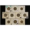 Image 1 : 10 BRILLIANT UNC JEFFERSON NICKELS: 1940-48-D