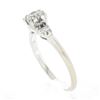 Image 9 : Vintage Orange Blossom 14k White Gold 0.43 ctw Diamond Solitaire w/ Accents Ring