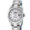 Image 2 : Rolex Ladies Quickset Stainless Steel White Diamond Datejust With Oyster Band Wr