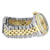 Image 7 : Rolex Mens 2 Tone Champagne Index Diamond Bezel Datejust Wristwatch With Rolex B
