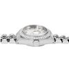 Image 5 : Rolex Ladies Stainless Steel Silver Index Steel Diamond Bezel Date Watch With Ro