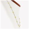 Image 2 : NEW 18k TT Gold 16.5" 4.38 ctw Large Bezel Set Diamond by the Yard Chain Necklac